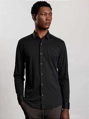 Camisa Urban Manga Longa Air Tech Preto