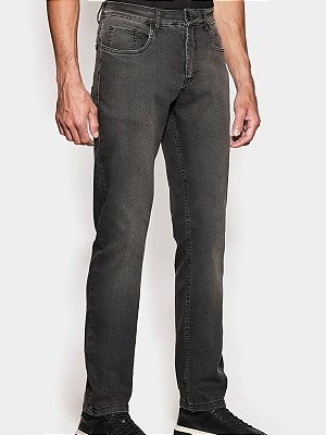 Calça Jeans Aramis Slim Black Stonado Preto