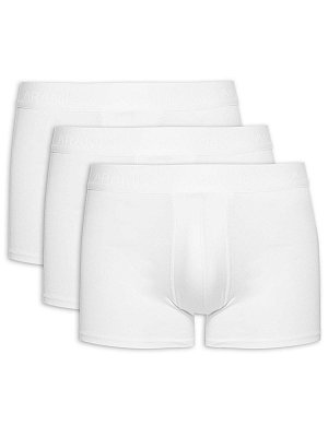 Kit 3 Cuecas Aramis Neo Boxer Cotton Branco