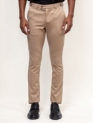 Calça Alfaiataria com Ajuste Cós Raffer Nougat