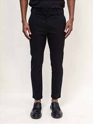 Calça Alfaiataria Tech Viscoflex Cós Elástico Ville de France Preto