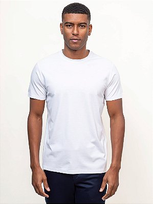 Camiseta Básica Slim Ville de France Branco