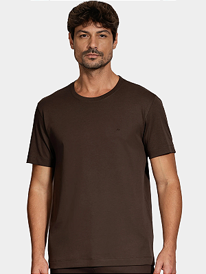 Camiseta Aramis interlock Pima Café
