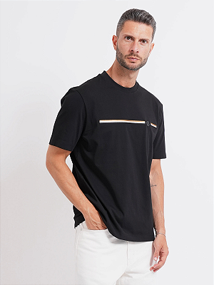 Camiseta Boss C- Taut 41 Regular Fit Preto