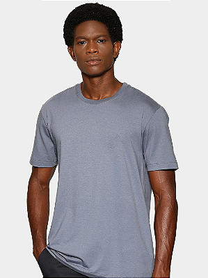 Camiseta Aramis Manga Curta Básica Comfort+ Aluminio