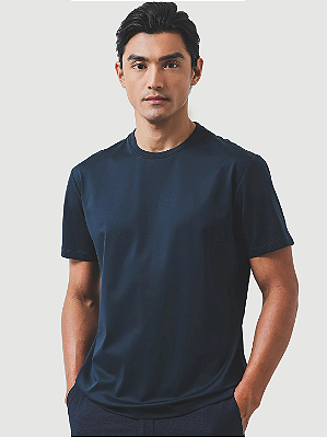 T-Shirt Algodão Australiano Duplo Mercerizada Fio 70 Aramis Marinho