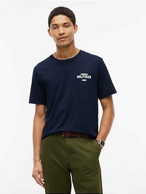 Camiseta Tommy Hilfiger 1985 Graphic Tee Navy Blue