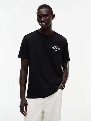 Camiseta Tommy Hilfiger 1985 Graphic Tee Preto