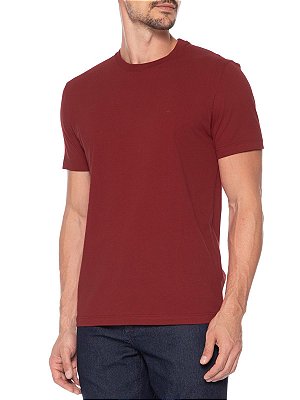 Camiseta Aramis Básica Logo Surton Vermelho Carmim