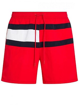 Shorts Tommy Hilfiger Drawstring Medium Red