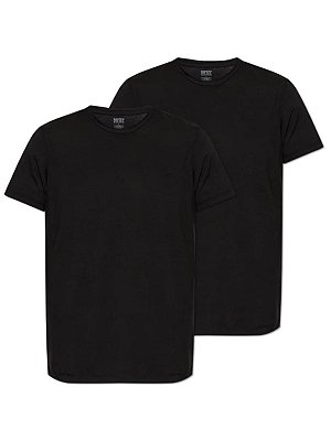 Kit 2 Camisetas Básicas Diesel Randal  Preto