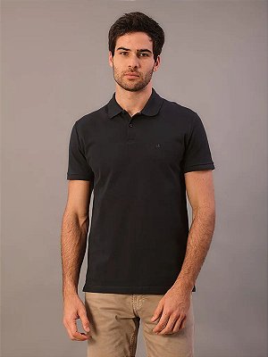 Polo Piquet Calvin Klein Marinho