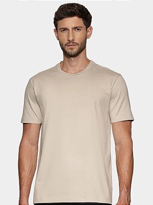 Camiseta Aramis Manga Curta Básica Comfort+ Palha