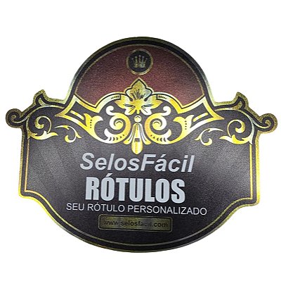 Rótulo Personalizado em Bopp Metalizado
