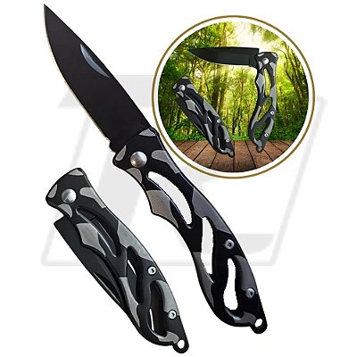 Canivete De Bolso Tático Caça e Pesca