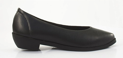 Scarpin feminno militar preto