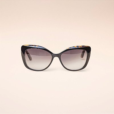ÓCULOS DE SOL PRETO/TARTARUGA - MODELO PATY