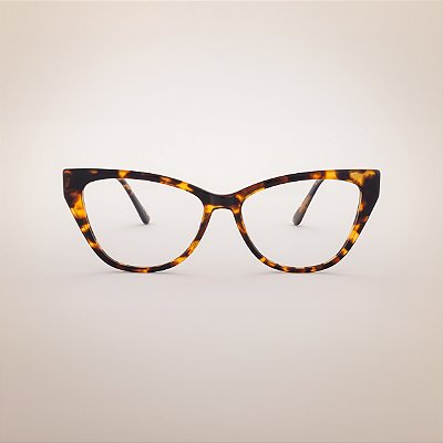 ARMAÇÃO DE GRAU RETANGULAR GATINHO TARTARUGA AMARELO