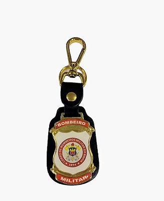 Chaveiro em couro   - Bombeiro Militar