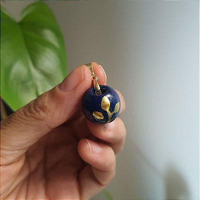 Pingente Difusor Mirtilo Ouro