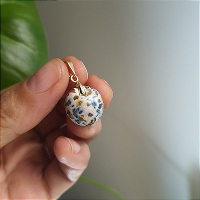 Pingente Difusor Estampa Ouro (P)