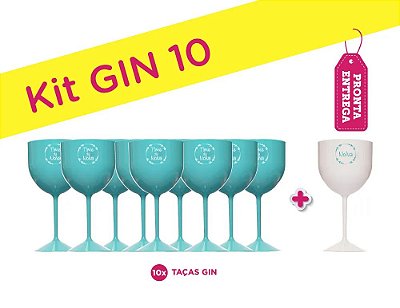 Kit Gin 10 Tiffany Pronta Entrega para Despedida de Solteira