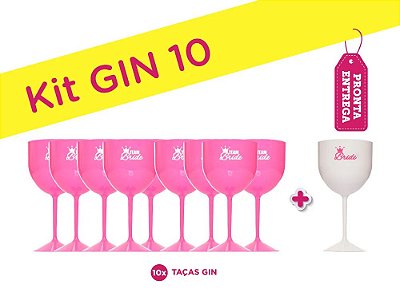 Kit Gin 10 Personalizado para Despedida de Solteira