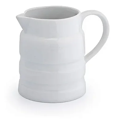 Leiteira de Porcelana Branca 380 ml
