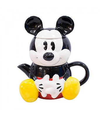 Bule de Porcelana com Xicara Mickey Mouse