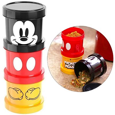 Conjunto de Potes Empilháveis Mickey