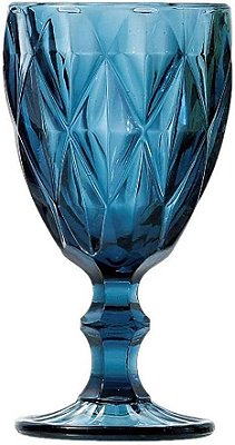 Taça  de Água Diamond Azul Lyor - Unidade