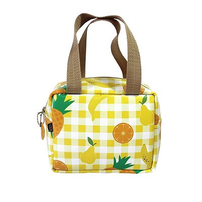 Bolsa Térmica Pequena Frutas Amarela