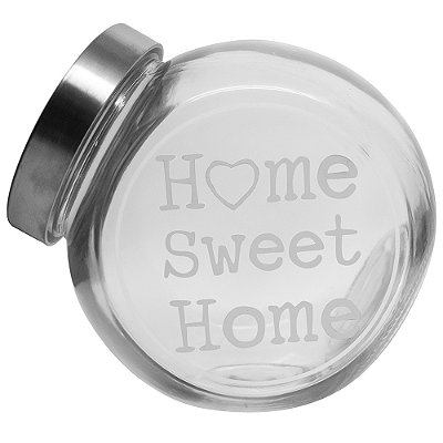 Pote de vidro Sweet Home 1,6 lt
