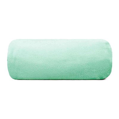 Manta Flannel Classic Menta Solteiro 1,50 x 2,20