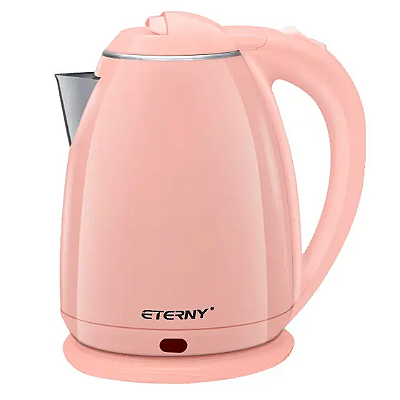 Jarra 1500w Chaleira elétrica 2L  Rosa - Eterny 220V