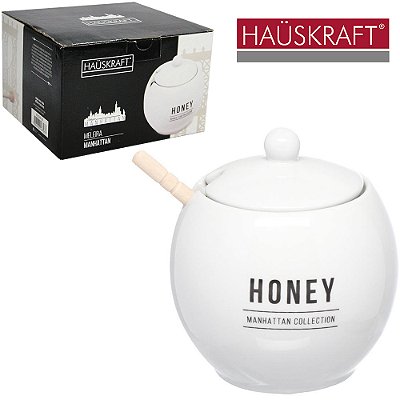 Meleira de Porcelana Honey Manhattan Branca