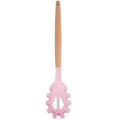 Colher Pegadora de Massa Silicone Rosa