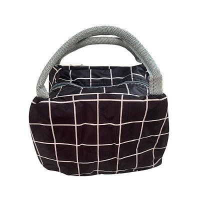 Bolsa Térmica Grid Preta