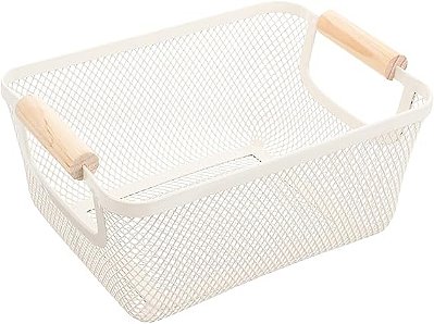 Cesta de Metal Organizadora Creme