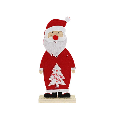 Enfeite Papai Noel Feliz Natal Feltro