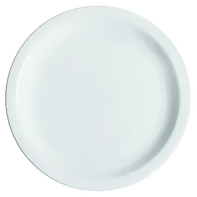 Jogo 6 Pratos De Sobremesa Porcelana Branco Iguaçu