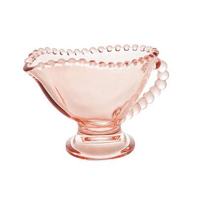 Molheira Cristal Pearl Rosa 13 cm