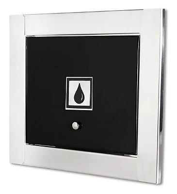 Visor Dual Inox com Preto Água