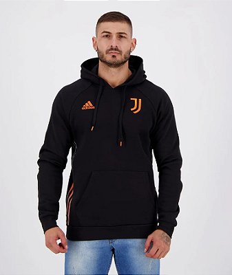 Moletom Adidas Juventus Viagem Preto