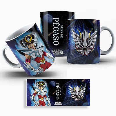 Caneca Cavaleiros do Zodíaco - Seya de Pegaso
