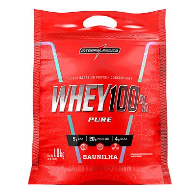 Whey Protein Concentrado - Whey 100% Pure Pouch ( 1,8Kg ) Integralmedica