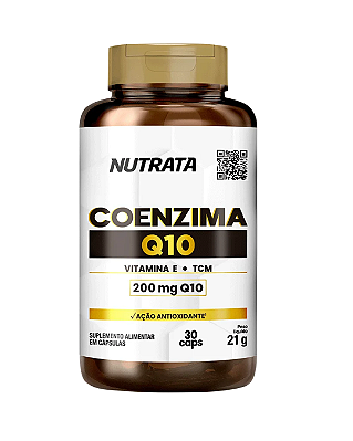 COENZIMA Q10 200MG 30CAPS - NUTRATA