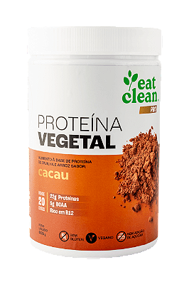 PROTEINA VEGETAL CACAU 600G EAT CLEAN