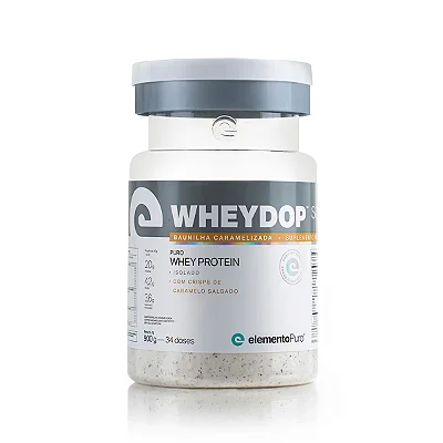 WHEYDOP ISO BAUNILHA CARAMELIZADA 900G