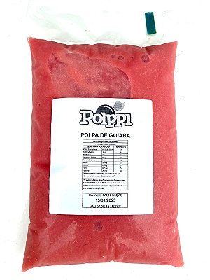 Polpa de frutas - Polppi Goiaba 1Kg